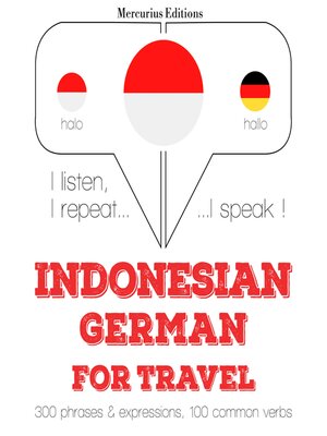 cover image of kata perjalanan dan frase dalam bahasa Jerman